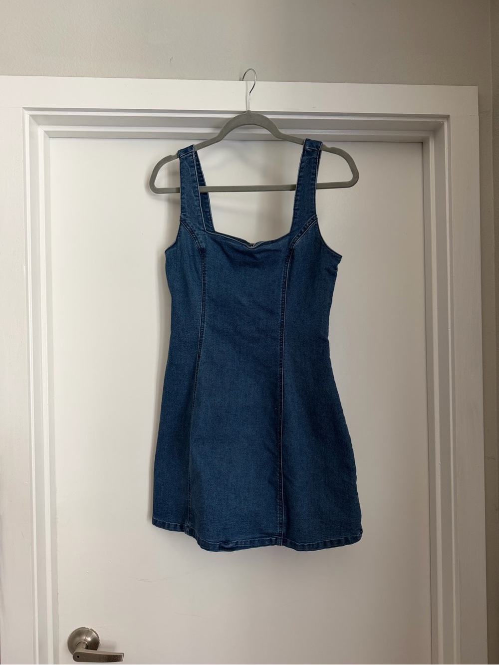 Forever 21 Dark Blue Denim Sundress